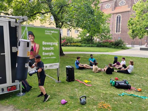 Fitnessanhänger des KSB Coesfeld