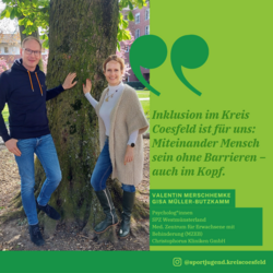 Valentin Merschhemke und Gisa Mueller-Butzkamm