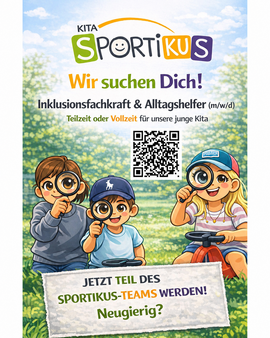 Stellenausschreibung Kita Sportikus