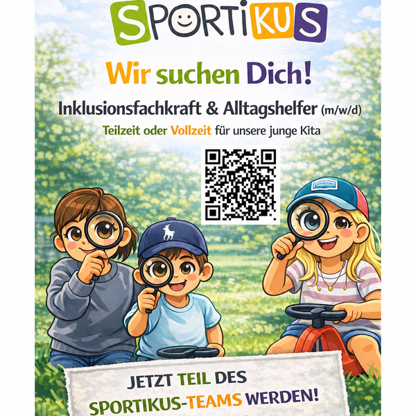 Stellenausschreibung Kita Sportikus