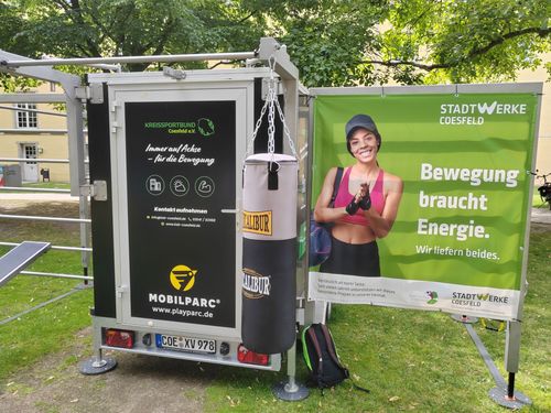 Fitnessanhänger des KSB Coesfeld